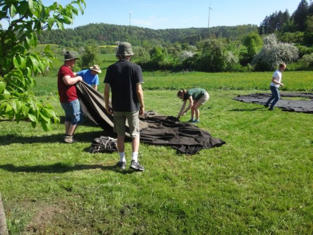 18 Jurtenkonstruktionaufstellen